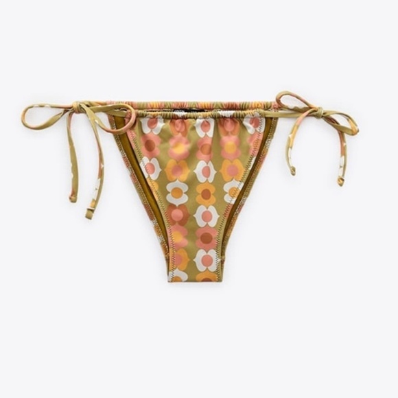 Zara Other - PRINTED BIKINI BOTTOM